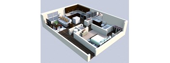 Landon House Apartments in Lake Nona Orlando, FL 32827 floor plan 1br 1ba