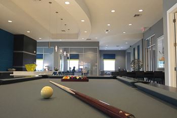 Game Room with Billiard Table and Flat Screen TVs