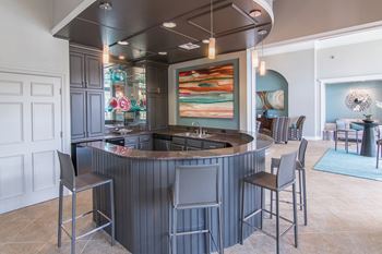 Game Room with Billiard Table and Resident Lounge with Bar