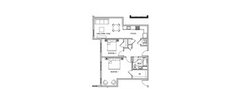 2 Bed - 1 Bath