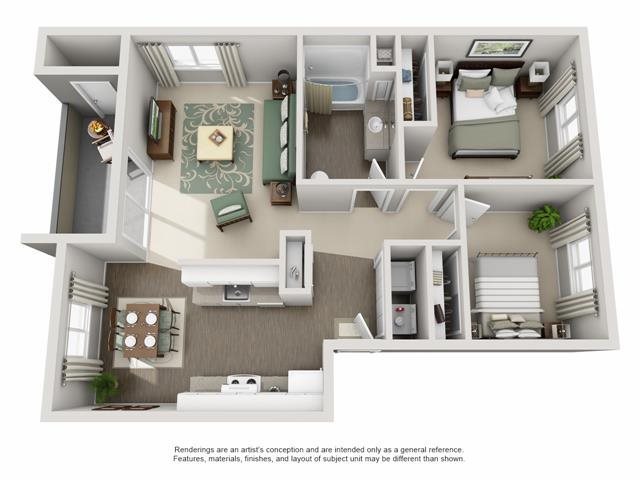 The Township Apartments For Rent in Canby, OR Floor Plan| The Township Apartments For Rent in Canby, OR