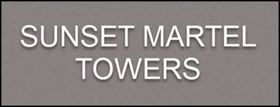 Sunset Martel Towers logo