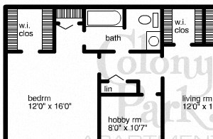 1 BR 1 BATH