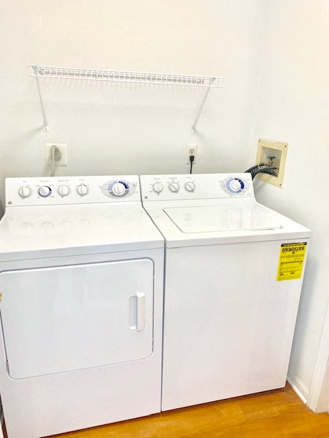 First floor laundry
