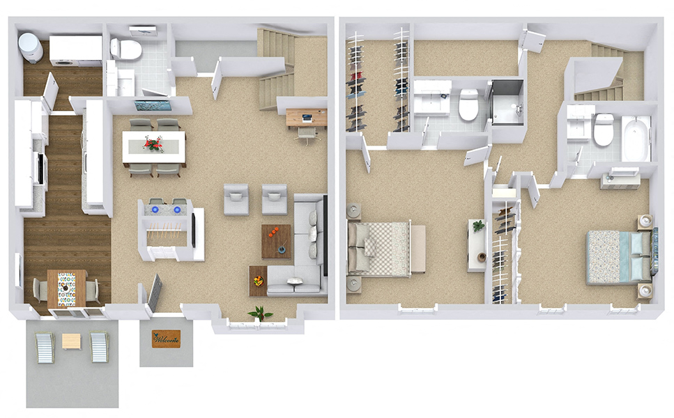 The Berkley (2BR / 2.5BA)