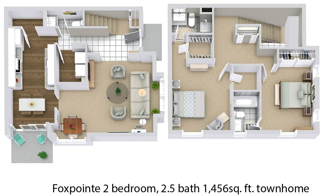 The Berkley (2BR / 2.5BA)