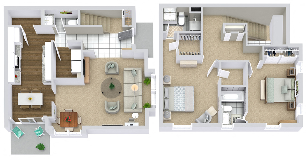 The Atlantic (2BR / 2.5BA)