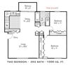 The Elliot 2 Bed 1 Bath