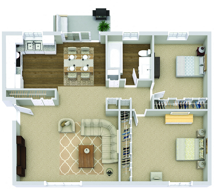 The Elliot (2BR / 1BA)