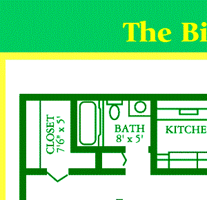 2 BR 1 BATH