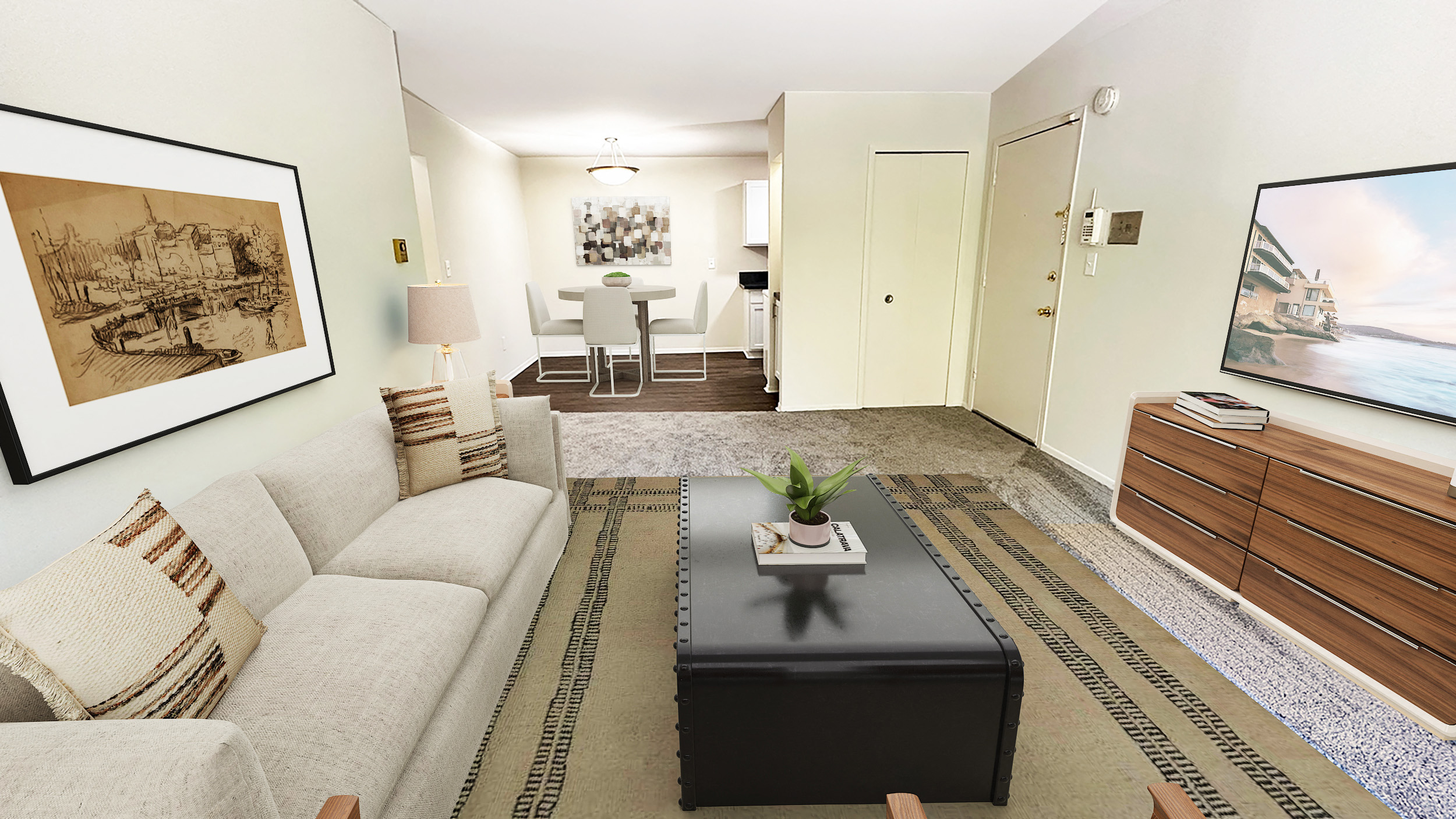 A nice setting near Southfield's main business district, yet in a quiet residential area.