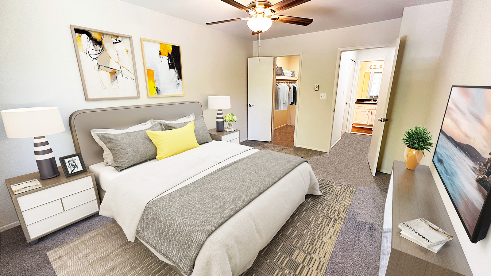 Ideal Southfield location near shopping, city center, yet in a quiet residential area. Updated, upgraded one bedroom traditional style apartments with many desirable features.