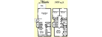 Atlantic 3 bed 2.5 bath