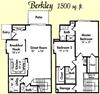 Berkley 2 bed 2.5 bath