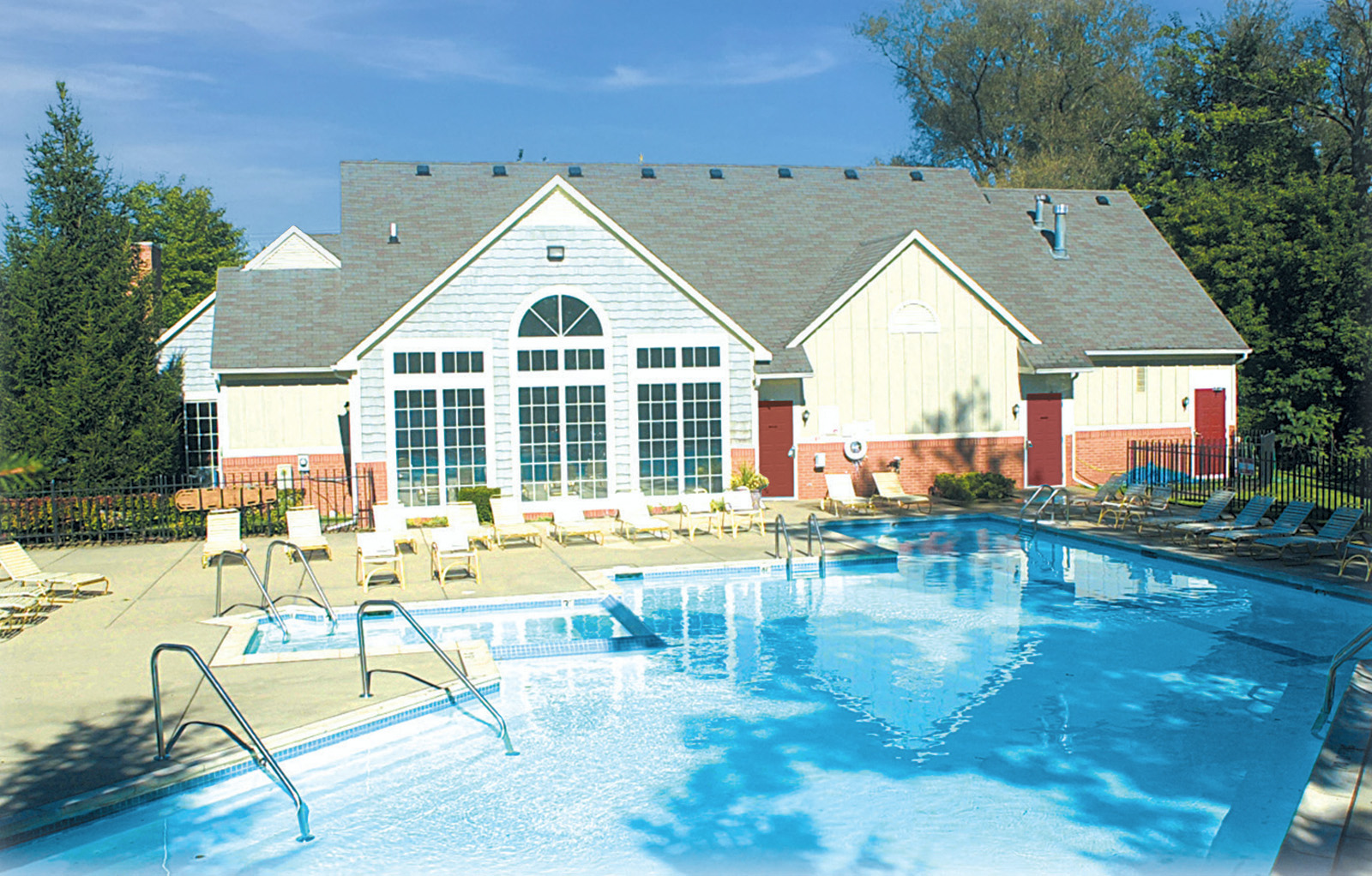 Sundeck, resort-style pool and spa, 24 hour private fitness center, stunning landscaping throughout, a kid's playscape and even-"Murphy's Park" for your most welcome pet.