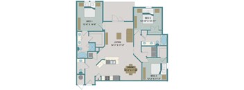 Marco Island Floor Plan at Alaqua, Jacksonville