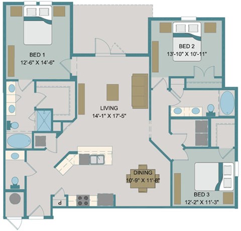 Marco Island Floor Plan at Alaqua, Jacksonville