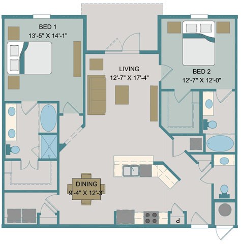 Palm Beach Floor Plan at Alaqua, Jacksonville, 32258