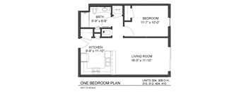 1 Bedroom-Market Rate