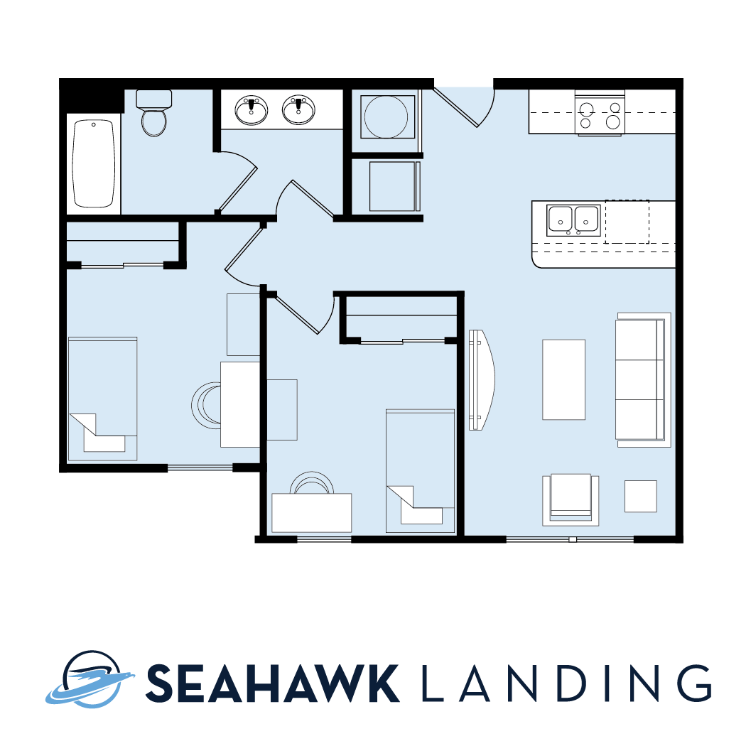 2 Bed 1 Bath (a) 2 Bed 1 Bath (a)