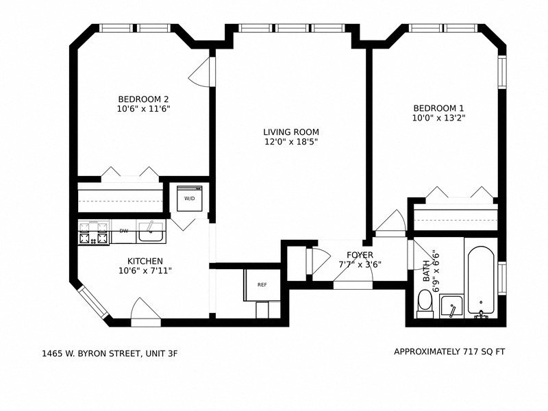 1461-65 W. Byron St. Studio-2 Beds Apartment for Rent - Photo Gallery 11