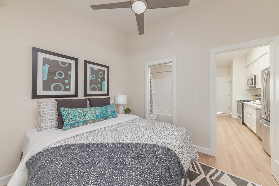 Bedroom l The Breakers in Santa Cruz CA