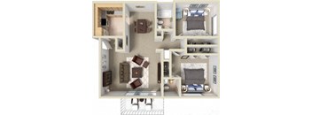 Two Bedroom 1.5 Bath