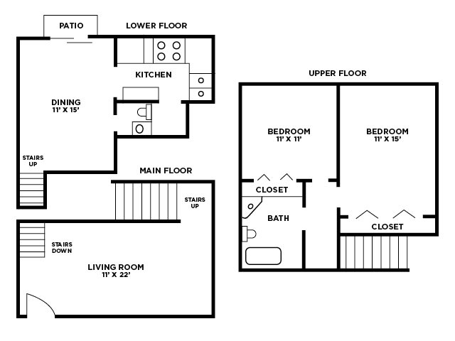 Two Bedroom Floor Plan Floor Plan 2