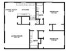 Two Bedroom Floor Plan E