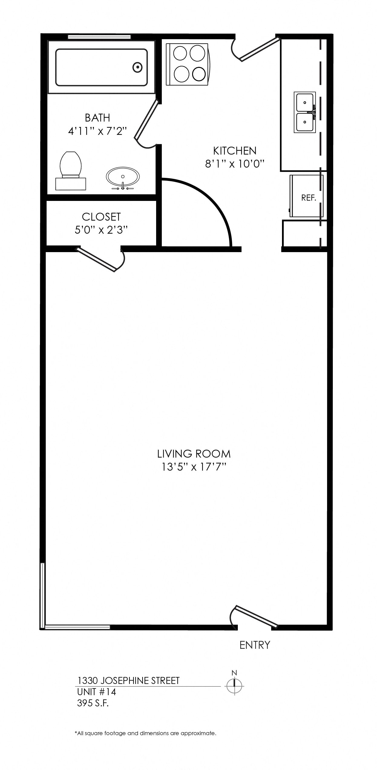 Studio for rent in Denver