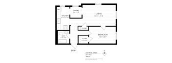 1 Bedroom, 1 Bath (Garden Level)