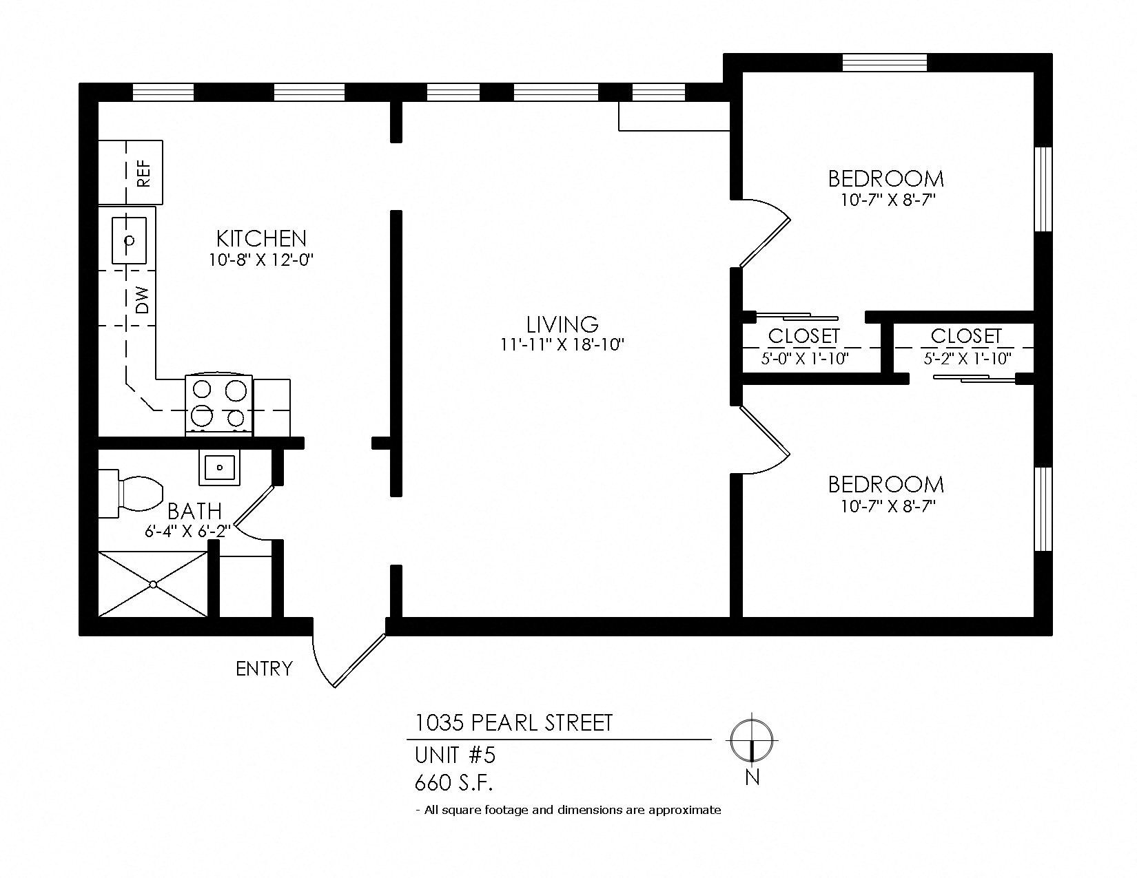 2 bedroom for rent in Denver