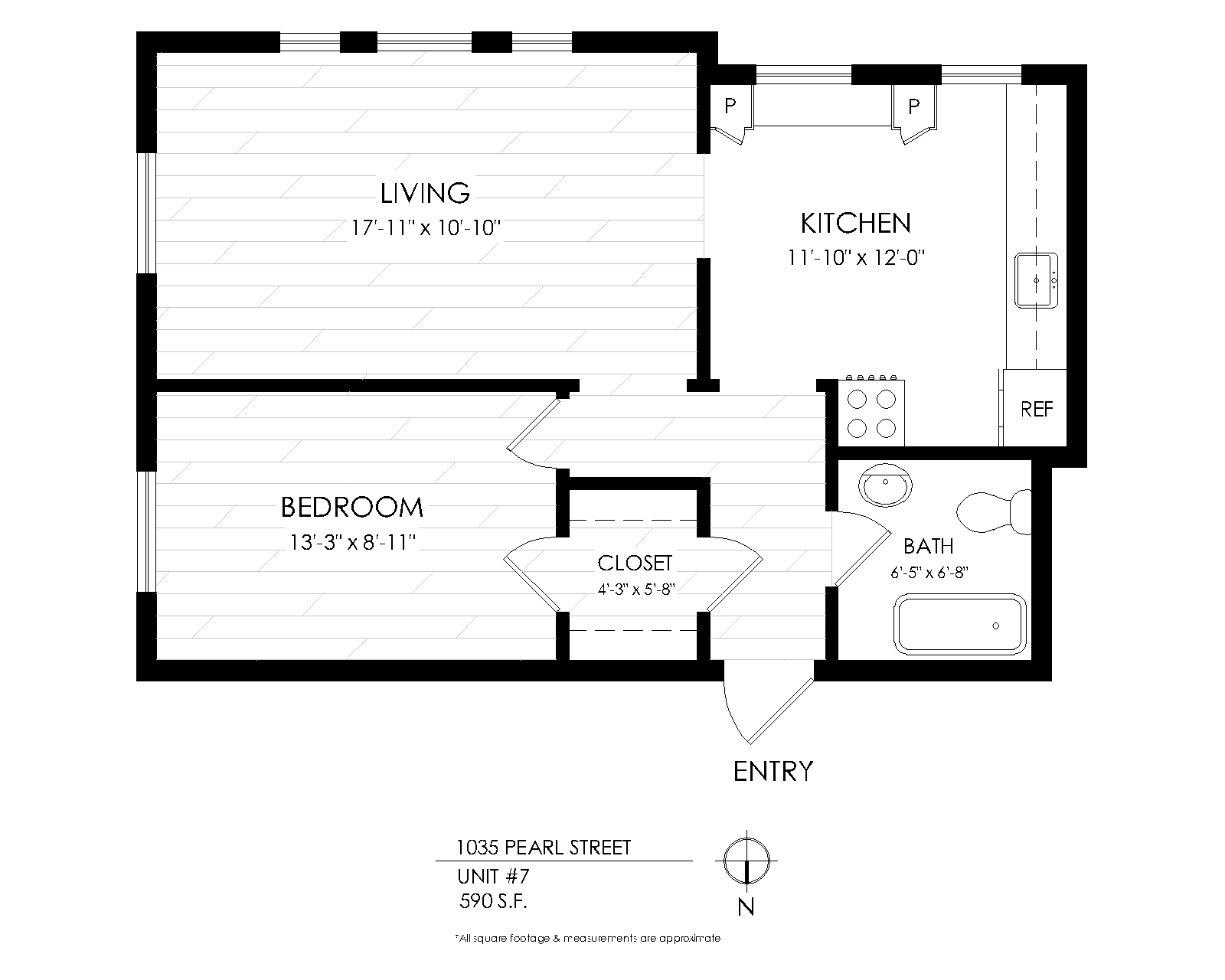 1 bed 1 bath