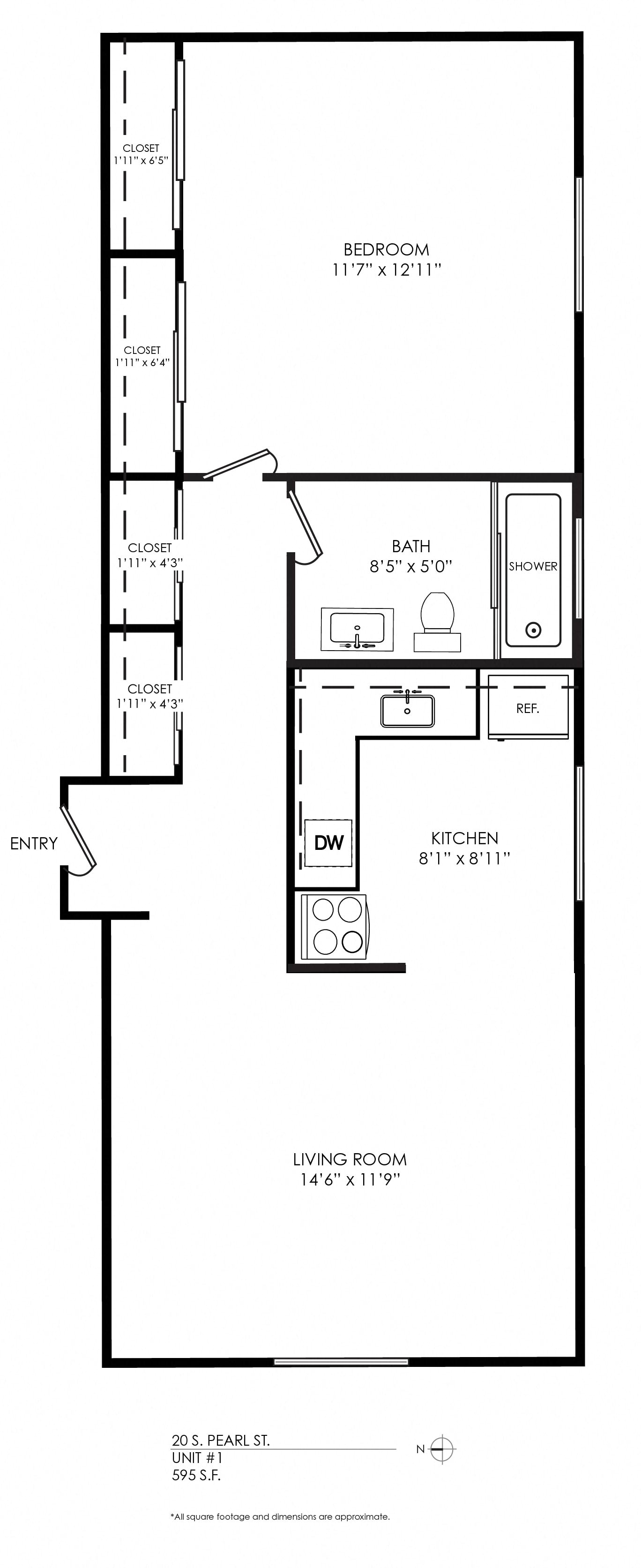 20 S Pearl 1 Bedroom in Denver, CO