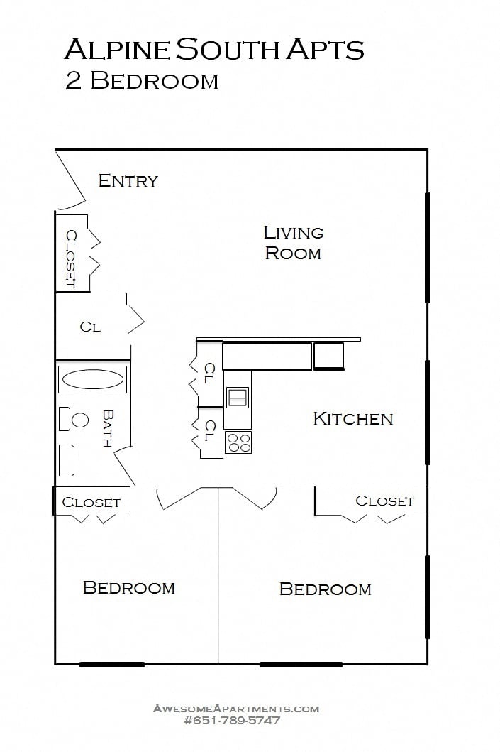 Alpine Apartments floor plan