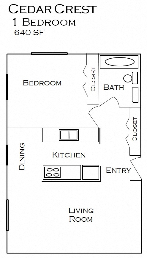 Cedar Crest Floor Plan