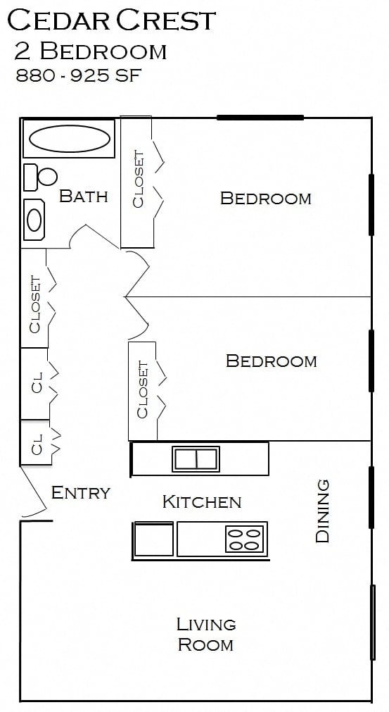 Cedar Crest Floor Plan