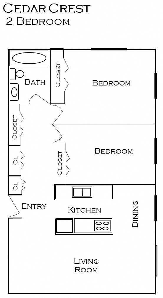 Cedar Crest Floor Plan