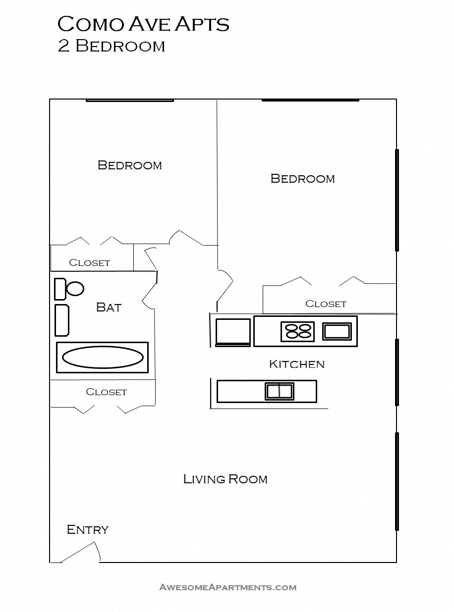 Como Lake Estates floor plan