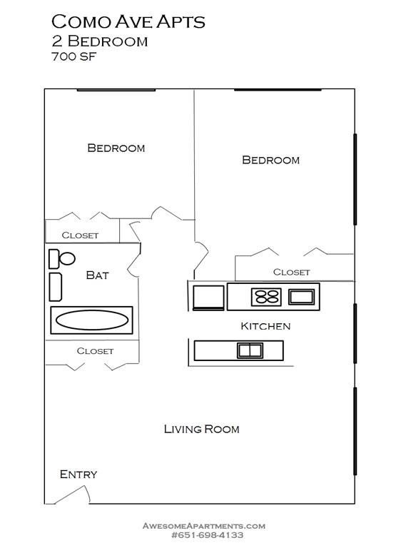 Como Lake Estates Floorplan