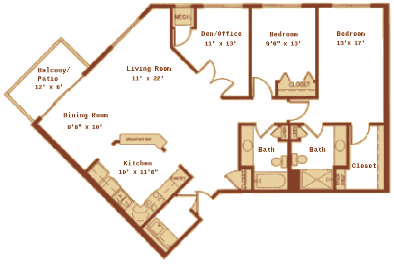 Lakewood Place floor plan