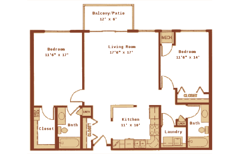 Lakewood Place floor plan