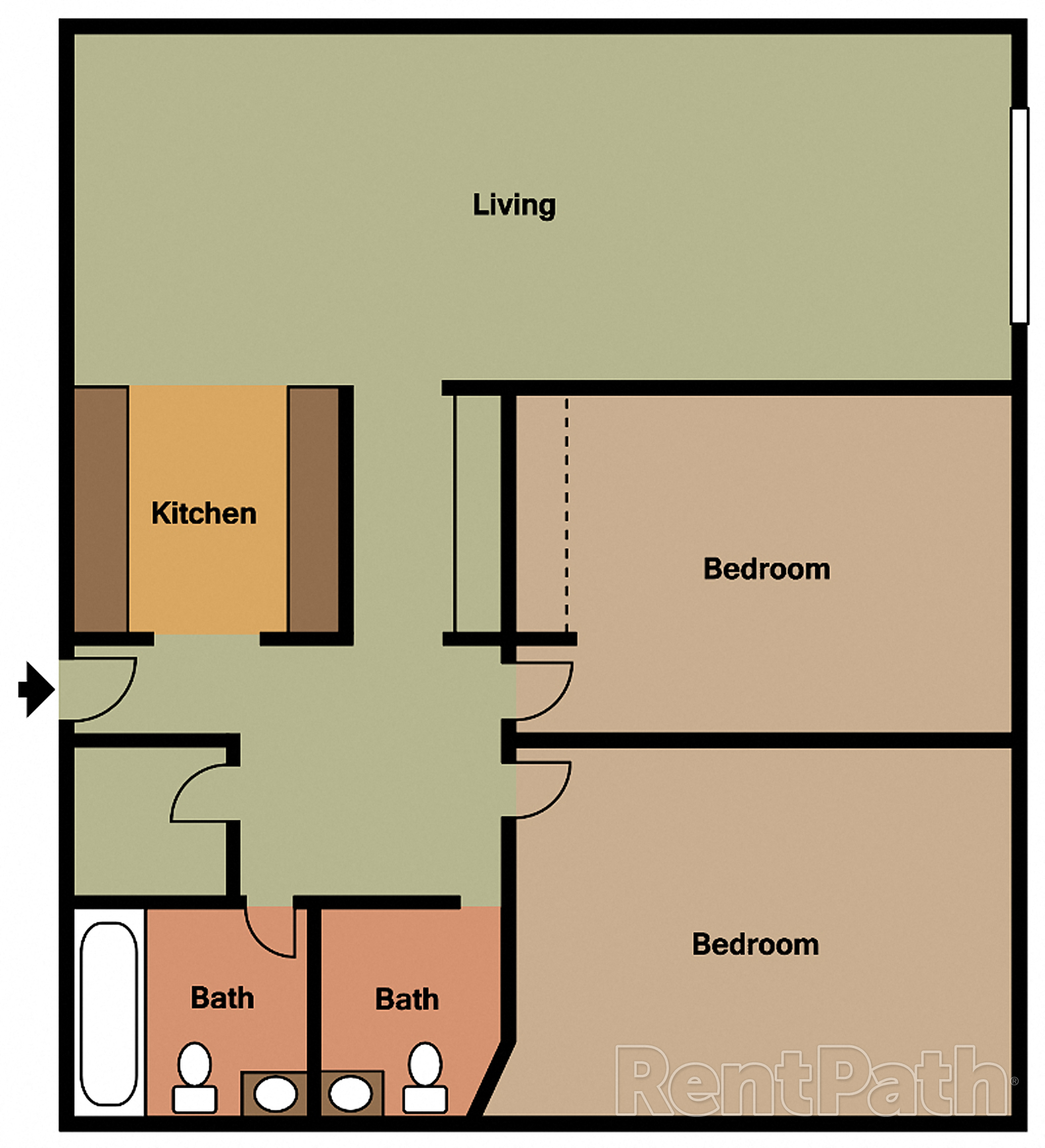 Silver Bell Apartments floorplan