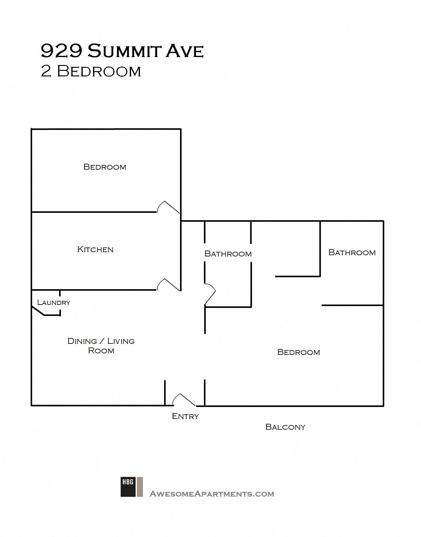 929 Summit - Carriage House and Basment - Floor Plan