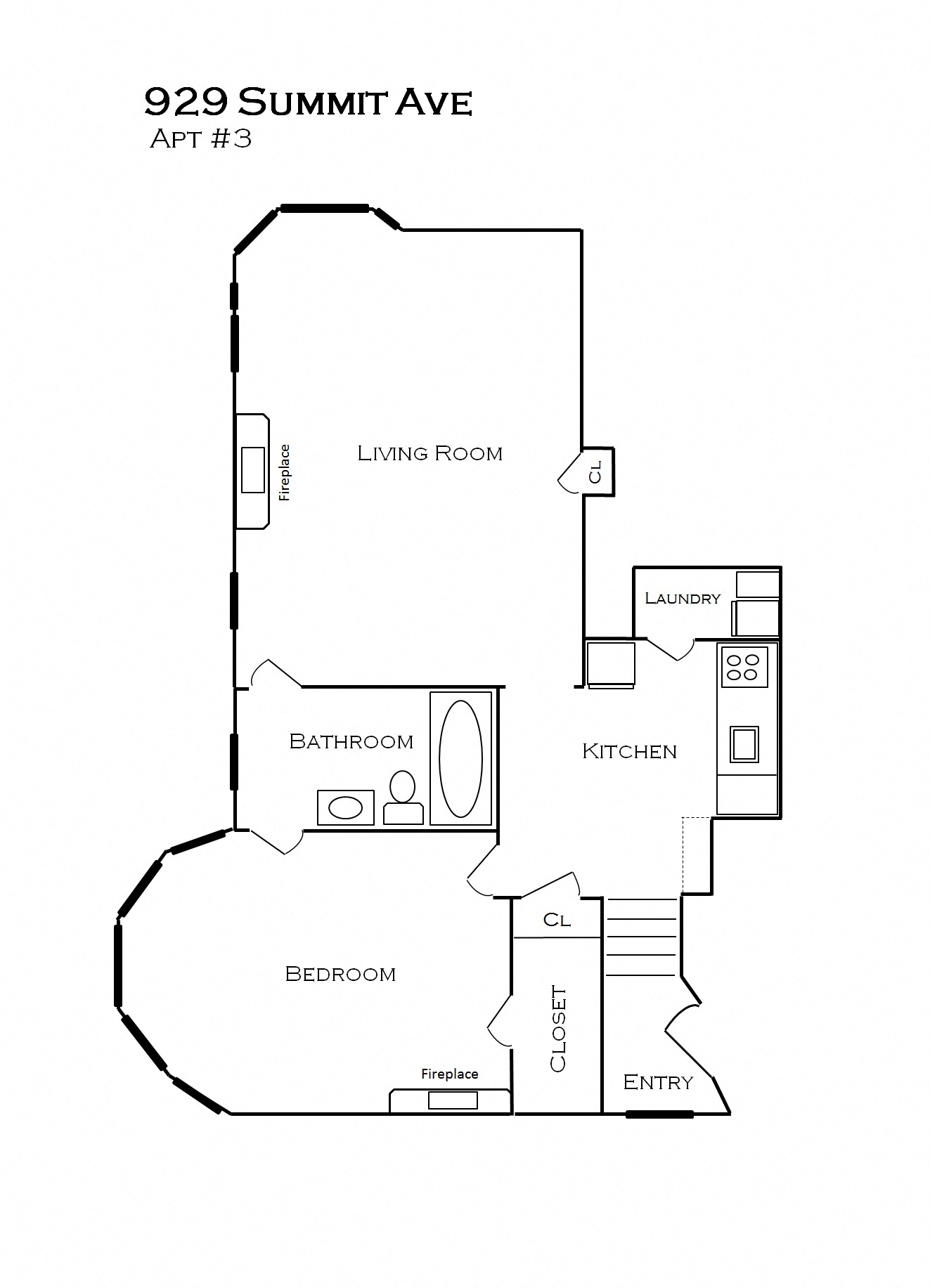 Summit Mansion, St Paul, Apt 3