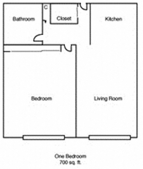 Van Dyke Apartments floorplan