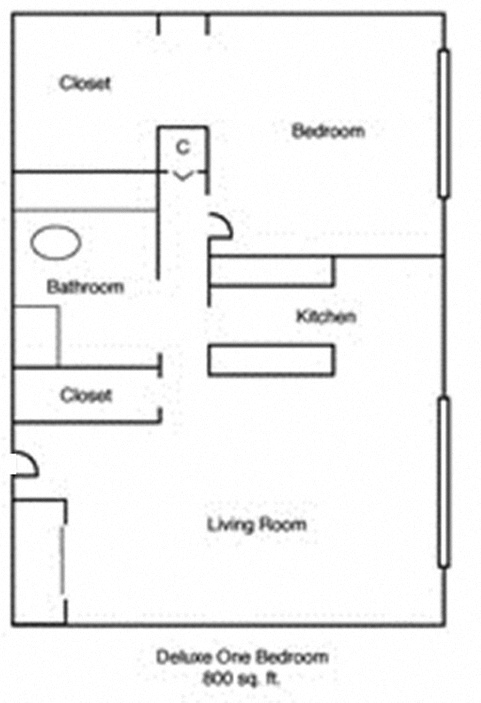 Van Dyke Apartments floorplan