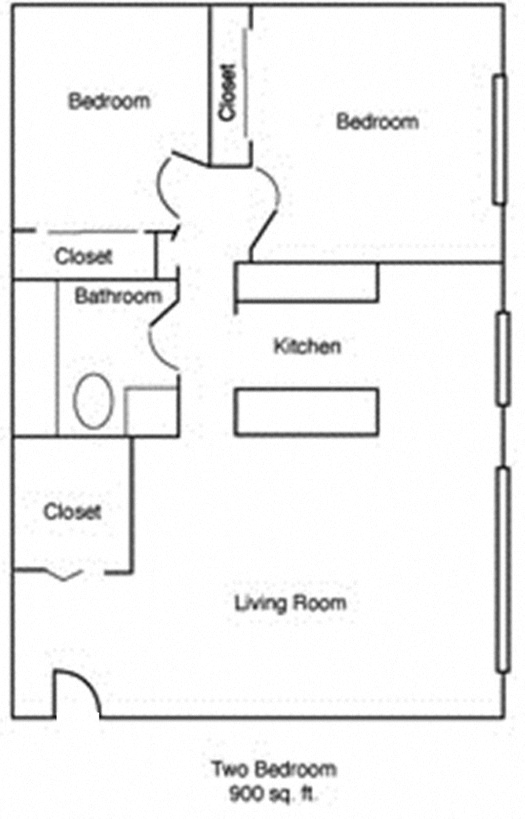 Van Dyke Apartments floorplan