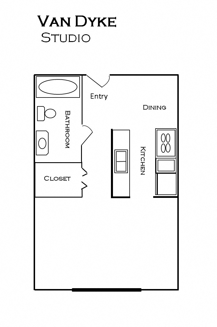 Van Dyke Apartments floorplan