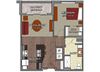 1 Bed 1 Bath Style B1